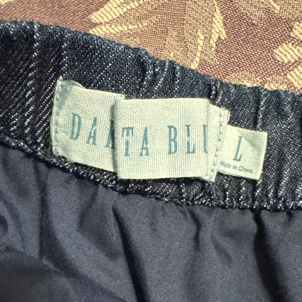 Blue Denim Bubble Skirt - Picture 3 of 4